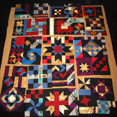 Unfertiger Quilt